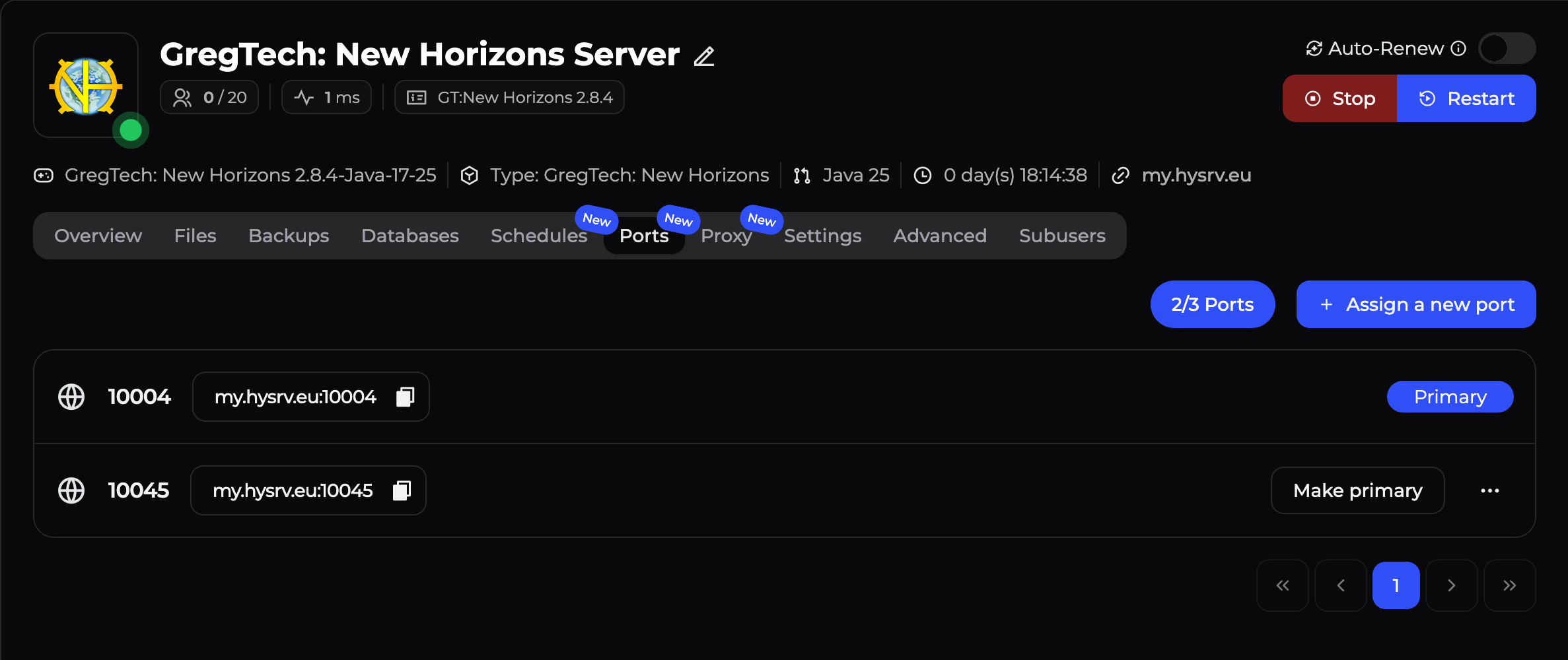 HypeServ Panel Ports Tab2